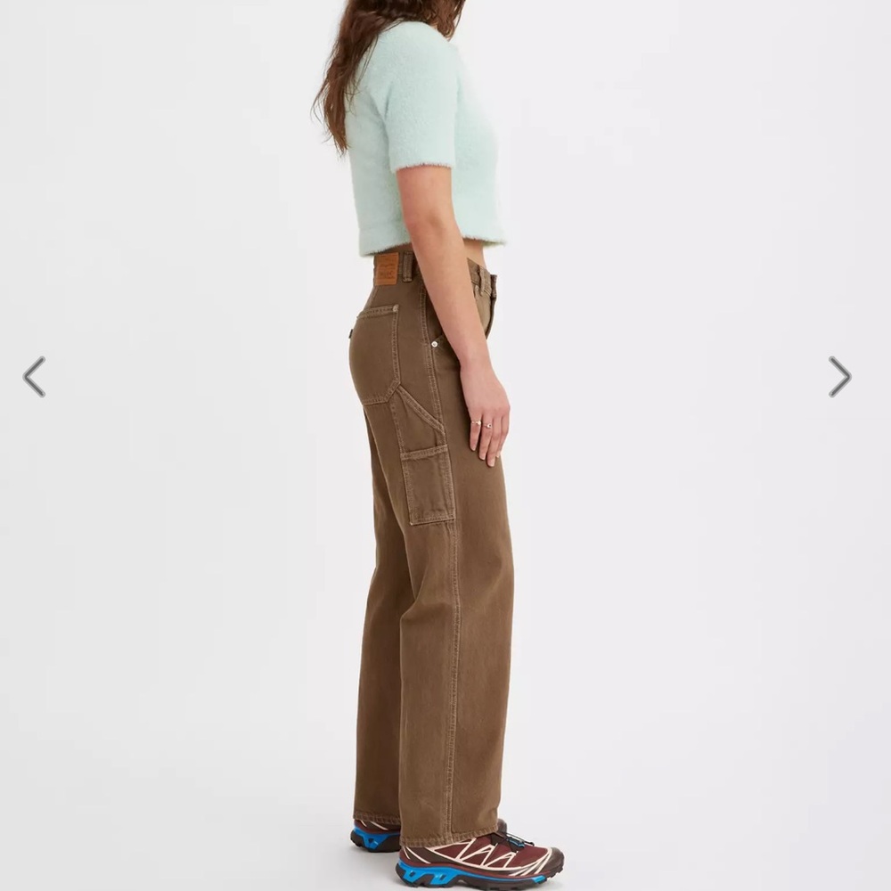 NWT Levi’s Dad Utility Carpenter Jeans Size 27 Slouchy‎ Baggy - Picture 2 of 9